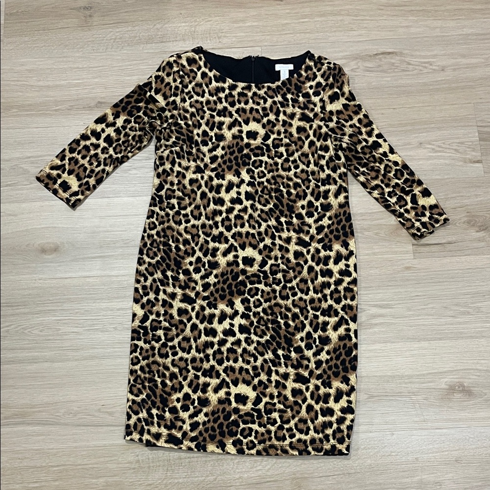 Chico's Black and Brown Patterned Garment